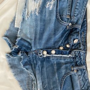 3 pairs of American eagle Jean shorts